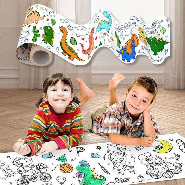 Graffiti Drawing Roll -Creative Art Wallpaper For Kids
