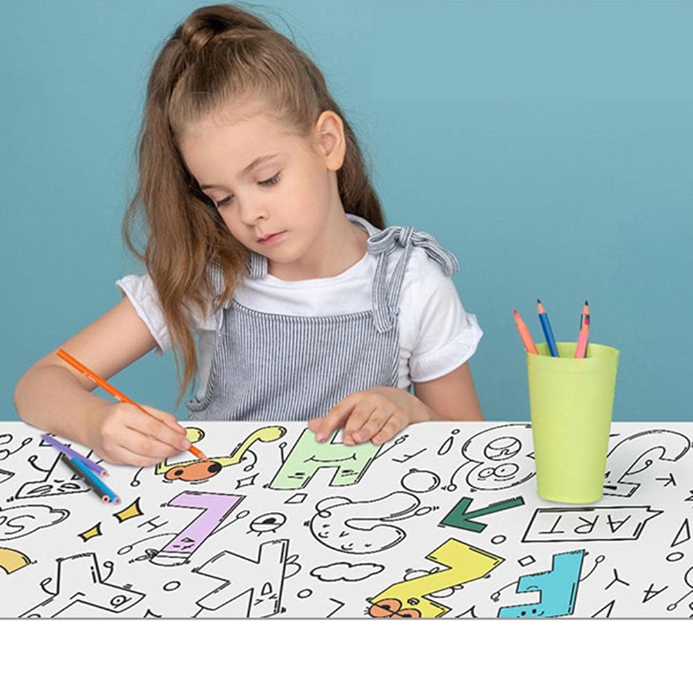Graffiti Drawing Roll -Creative Art Wallpaper For Kids